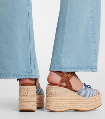 Espadrille-Sandalen aus Canvas | Chloé