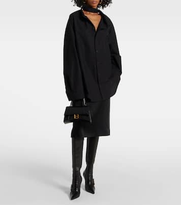 Hourglass Small leather crossbody bag | Balenciaga