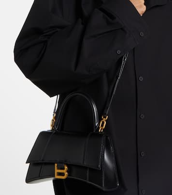 Hourglass Small leather crossbody bag | Balenciaga