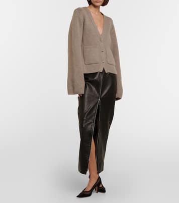Scarlet cashmere-blend cardigan | Khaite