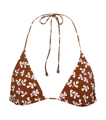 Haut de bikini triangle imprimé | Tory Burch