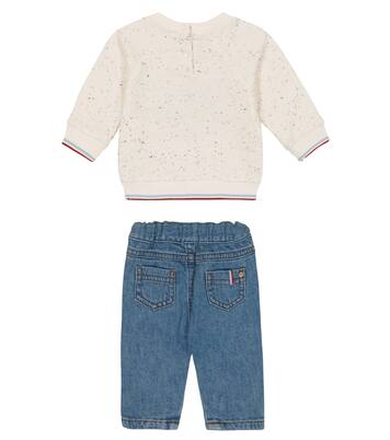 Baby cotton sweatshirt and jeans set | Tartine et Chocolat