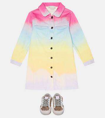 Dégradé denim shirt dress | Stella McCartney Kids