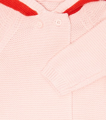 Baby - Cardigan in lana e cotone a righe | Stella McCartney Kids