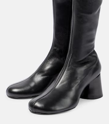 Admiral leather over-the-knee boots | Khaite