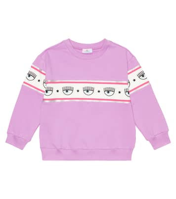 x Chiara Ferragni – Sweat-shirt en coton mélangé | Monnalisa