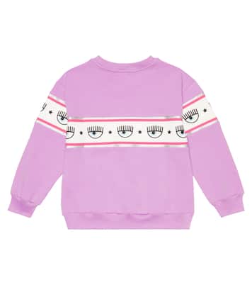 x Chiara Ferragni – Sweat-shirt en coton mélangé | Monnalisa