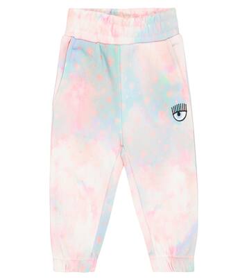 x Chiara Ferragni baby embroidered jersey sweatpants | Monnalisa