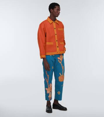 Bell Flower cotton pants | Bode