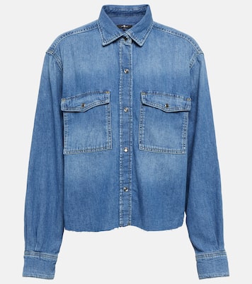 Hemdjacke Eve aus Denim | 7 For All Mankind