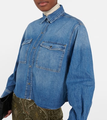 Hemdjacke Eve aus Denim | 7 For All Mankind