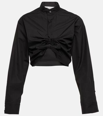 Camisa de algodón cropped | Alaïa