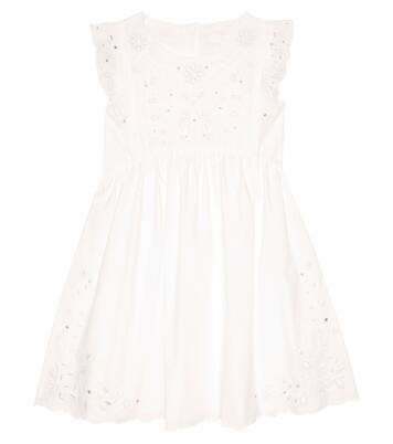 Eyelet cotton dress | Chloé Kids