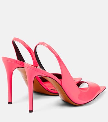 Slingback-Sandalen aus Lackleder | Alexandre Vauthier