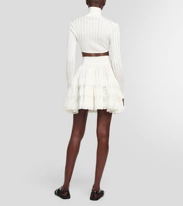 Crinoline迷你半身裙 | Alaïa