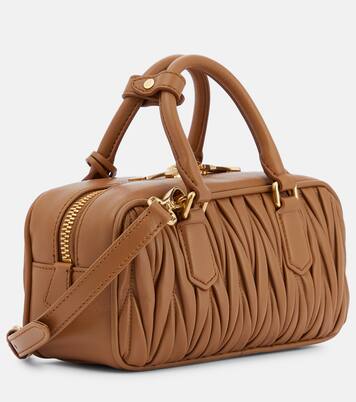 Arcadie matelassé leather tote bag | Miu Miu