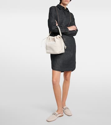 Hemdblusenkleid aus Denim | Brunello Cucinelli