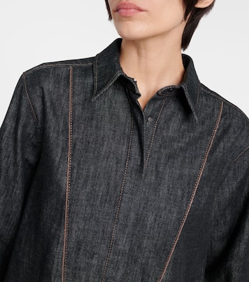 Hemdblusenkleid aus Denim | Brunello Cucinelli