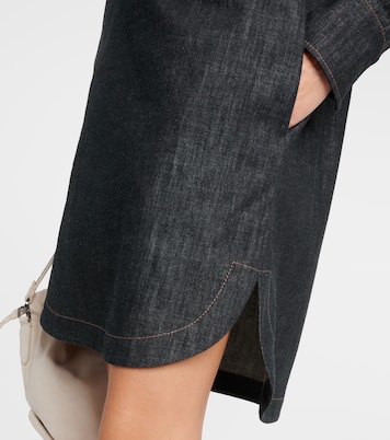 Hemdblusenkleid aus Denim | Brunello Cucinelli