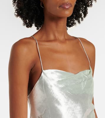 Abito lungo in velluto | The Sei