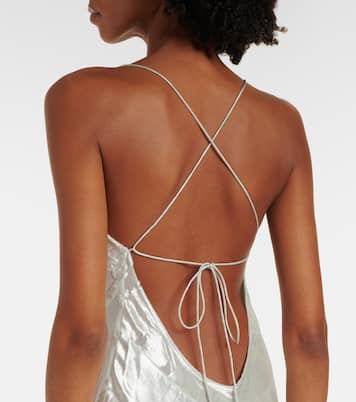 Abito lungo in velluto | The Sei