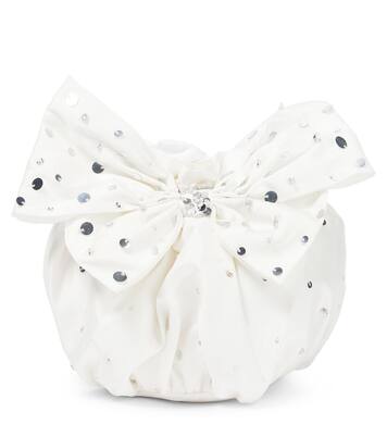 Bowette embellished satin shoulder bag | Tutu Du Monde