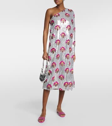 Embellished suede slides | Rene Caovilla