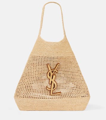 Icare Maxi raffia tote bag | Saint Laurent