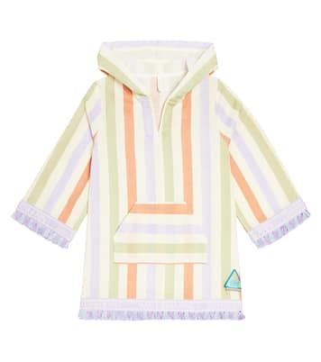 August striped cotton beach cover-up | Zimmermann Kids