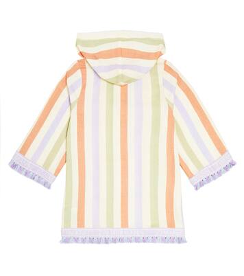 August striped cotton beach cover-up | Zimmermann Kids