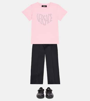 La Medusa leather sandals  | Versace Kids