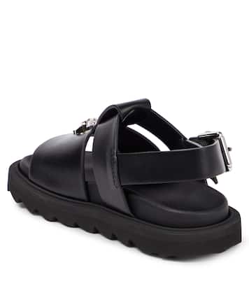 La Medusa leather sandals  | Versace Kids