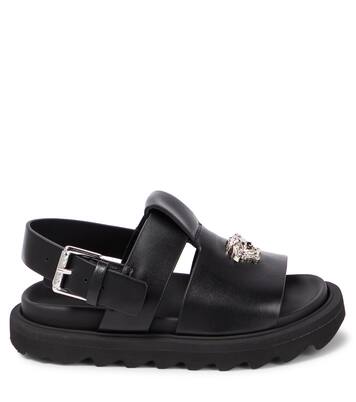 La Medusa leather sandals  | Versace Kids