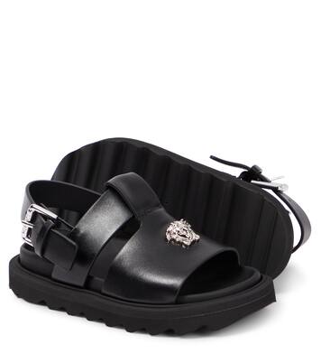 La Medusa leather sandals  | Versace Kids