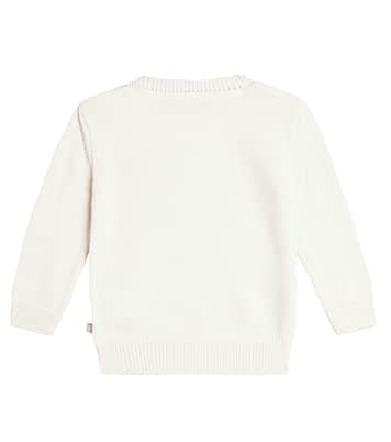 Baby - Pullover in cotone con intarsio | Stella McCartney Kids
