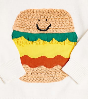 Baby - Pullover in cotone con intarsio | Stella McCartney Kids