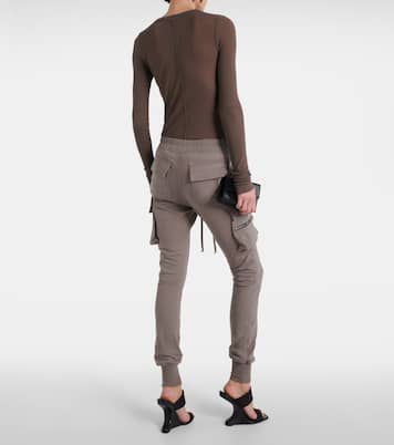 High-Rise-Cargohose aus Baumwolle | Rick Owens