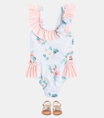 Ruffled floral swimsuit | Patachou