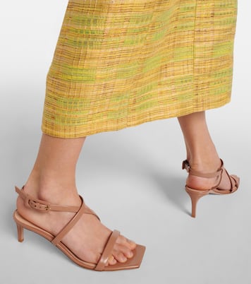 Lindsay 55 leather sandals | Gianvito Rossi