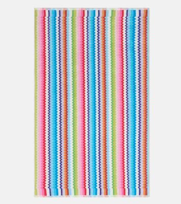 Riverbero set of 2 Zigzag cotton terry towels | Missoni