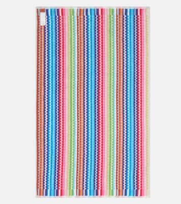 Riverbero set of 2 Zigzag cotton terry towels | Missoni