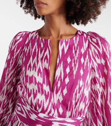 Robe longue Tornado imprimée en coton | Eres