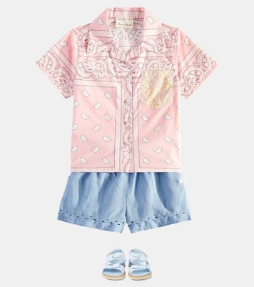 x Arizona Love gathered linen shorts | Tartine et Chocolat