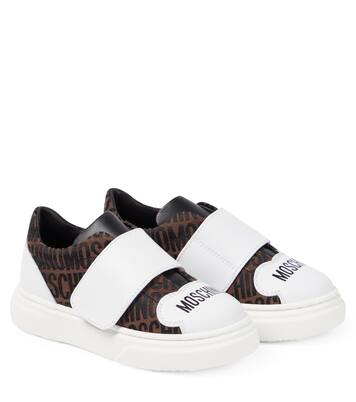 Sneakers mit Leder | Moschino Kids
