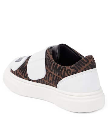 Sneakers mit Leder | Moschino Kids