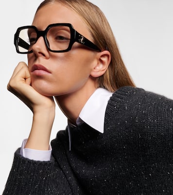 Triomphe square glasses | Celine Eyewear