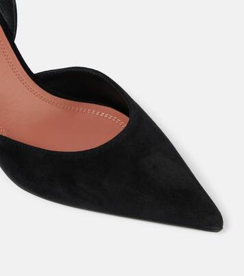 Holli 70 suede slingback pumps | Amina Muaddi