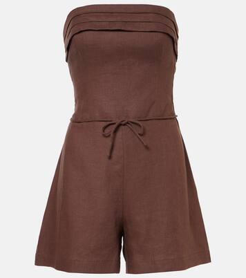 Fleuri linen jumpsuit | Faithfull