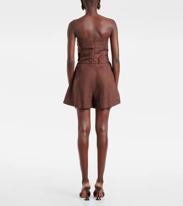 Fleuri linen jumpsuit | Faithfull