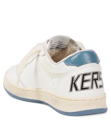 Bestickte Sneakers Ballstar aus Leder | Golden Goose Kids
